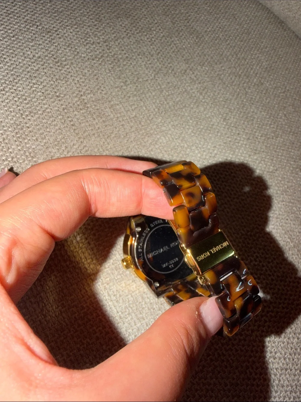 Michael Kors Tortoise Watch
